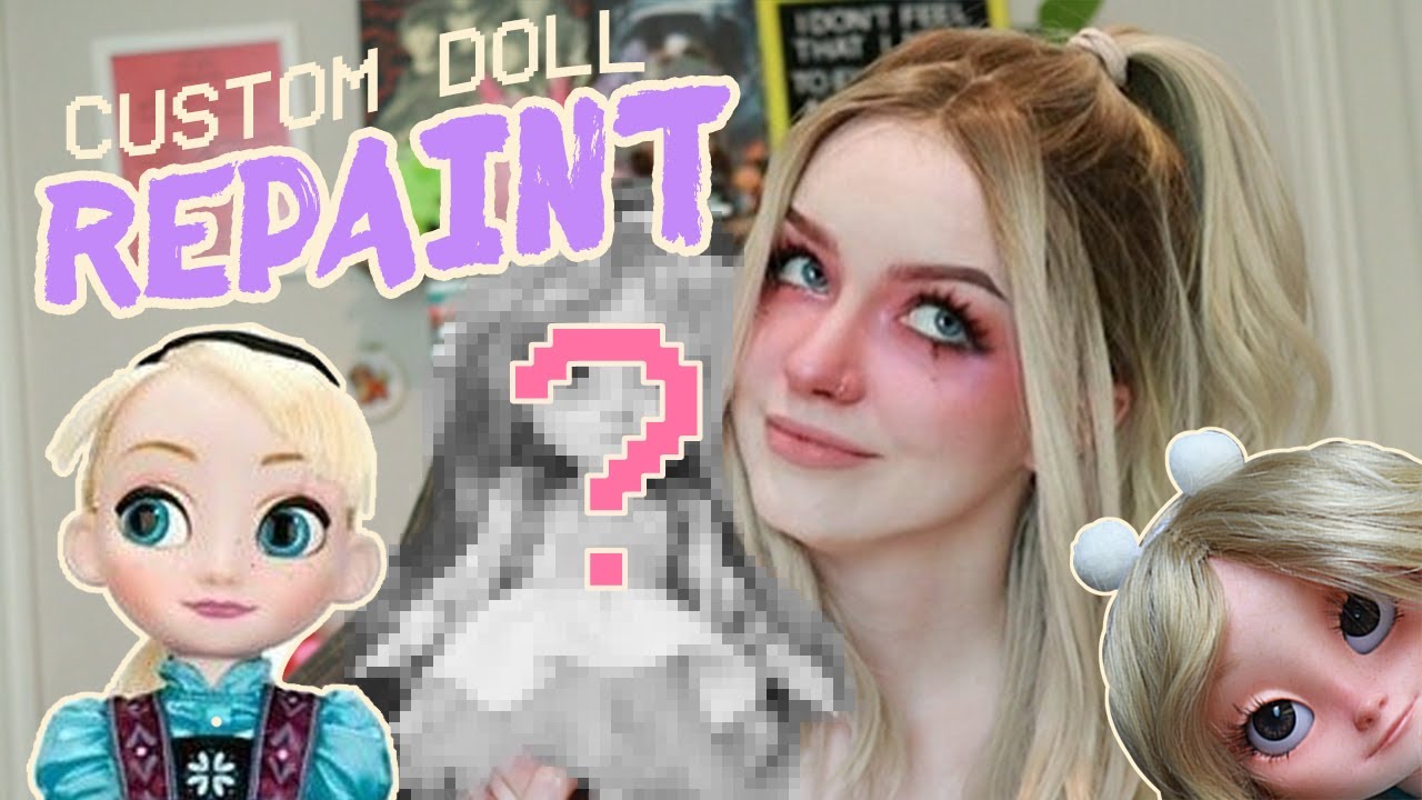Giving a Thrifted Disney Doll a Makeover