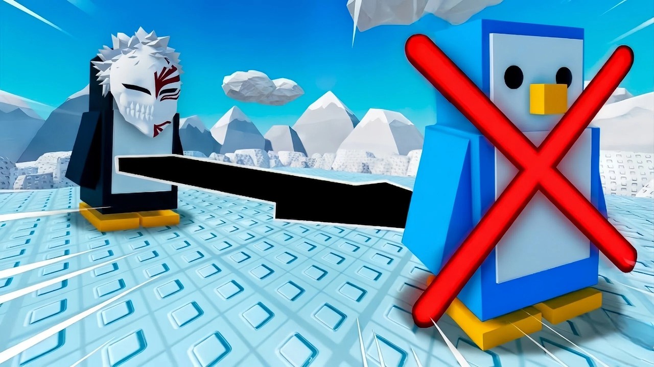😱 МНЕ НЕЛЬЗЯ ВЫБИВАТЬ ПИНГВИНОВ В KNOCKOUT ROBLOX