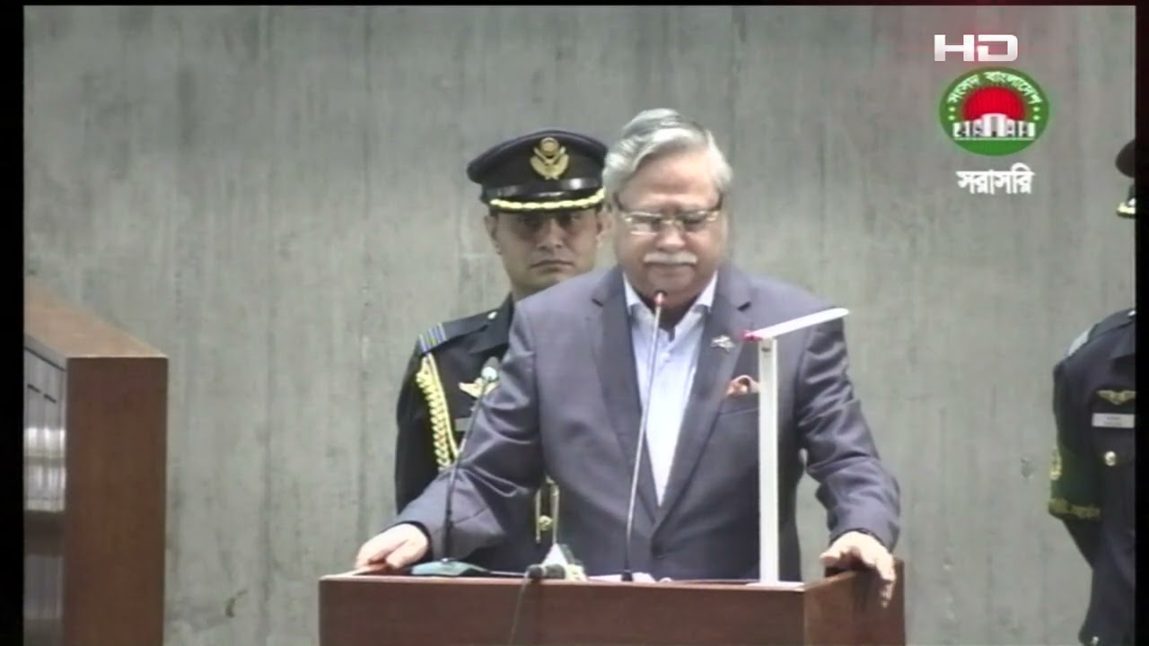 রাষ্ট্রপতির ভাষণ প্রত্যাখ্যান করে সংসদ থেকে ওয়াক আউট করলেন বিরোধী দলের সংসদ সদস্যরা | SATV