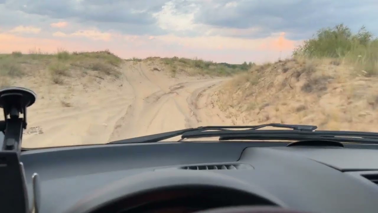 Мерседес виано 4х4, дорога на рыбалку, по песку, тест полного привода.
