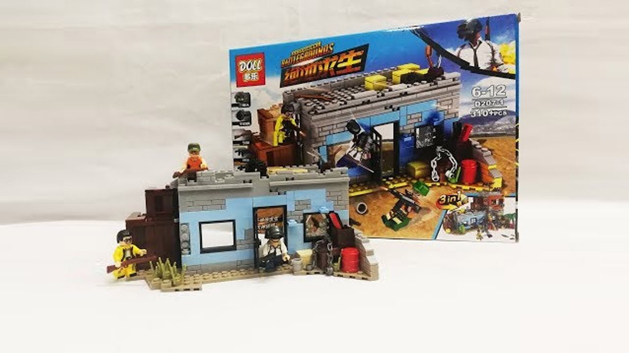 LEGO PUBG DOLL D207-1 PLAYERUNKNOWN'S BATTLEGROUNDS GARAGE HOUSE