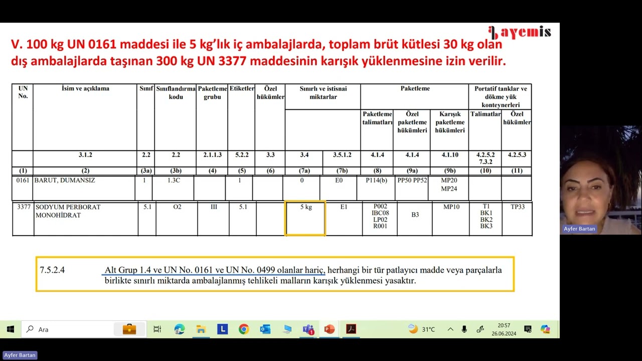 AYEMİS ADR TMGD SINAV SORU ÇÖZÜMÜ Part 6