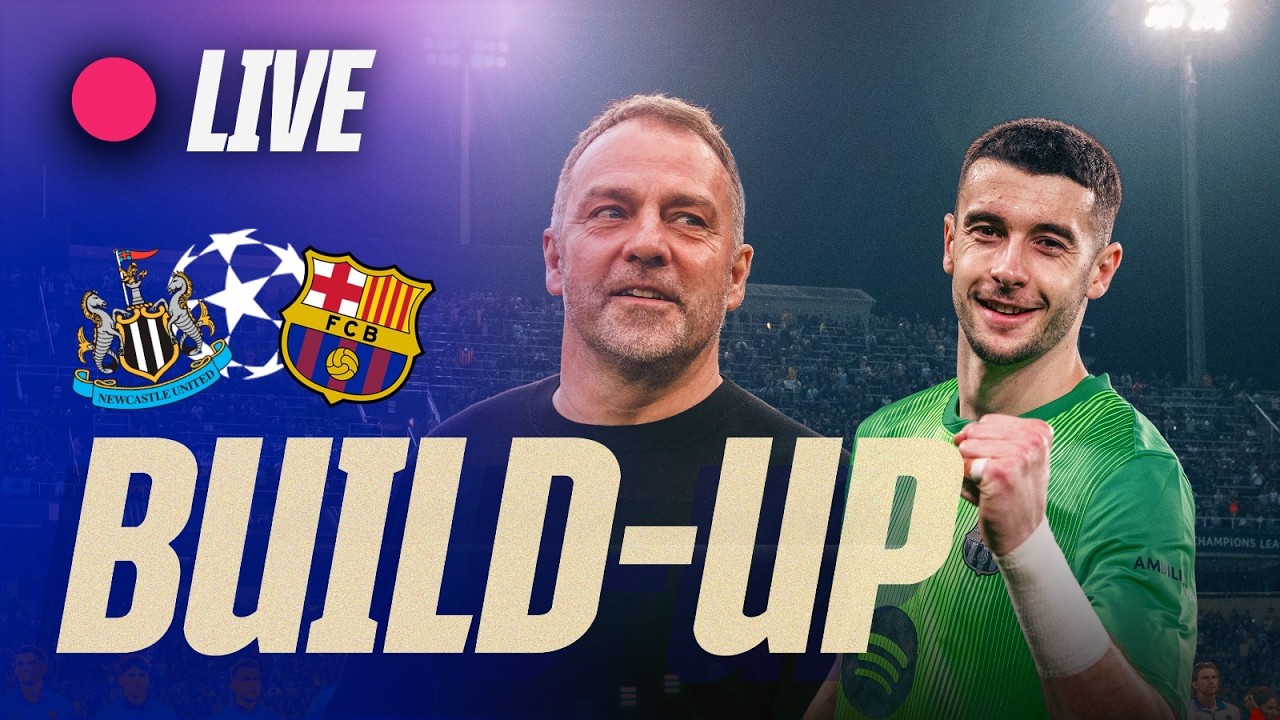 🔴 BARÇA LIVE | BUILD-UP TO NEWCASTLE vs FC BARCELONA | UCL 25/26 🔵🔴🏆