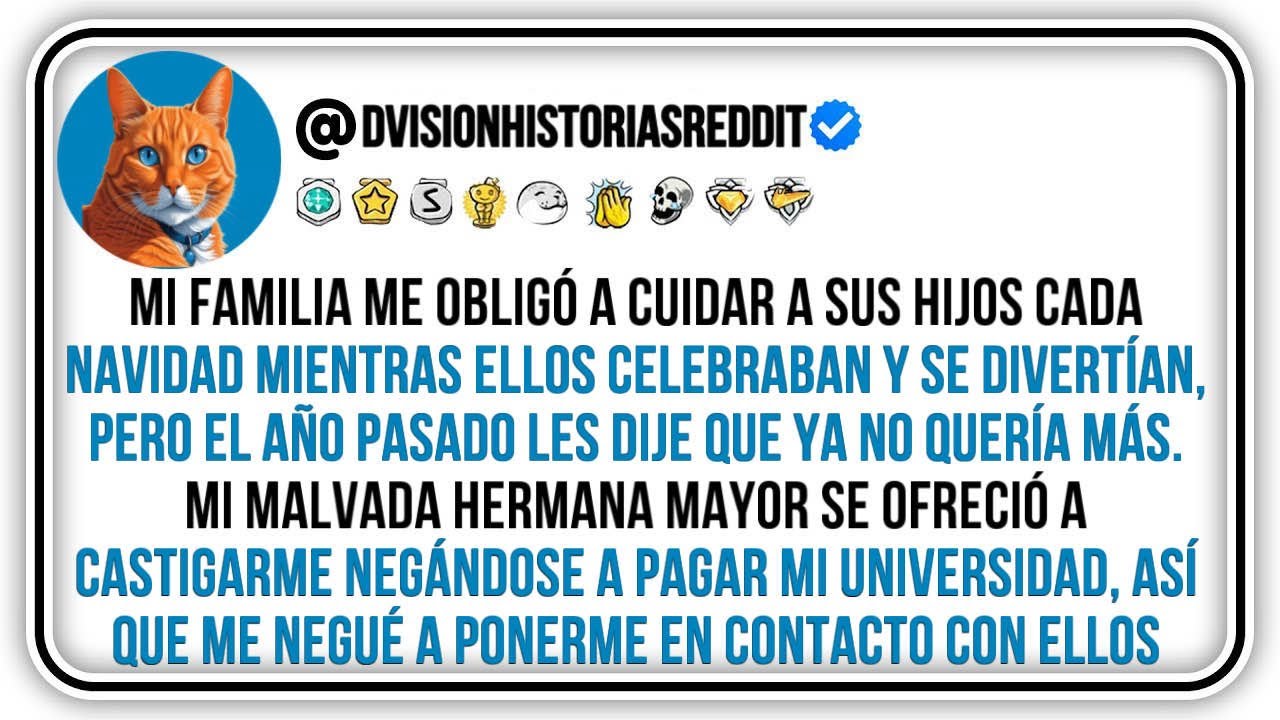 Mi familia me obligó a cuidar a sus hijos cada Navidad mientras ellos celebraban y se divertían...