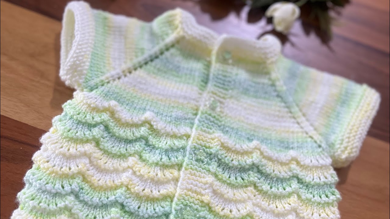 YENİ ÖRGÜYE BAŞLAYANLARIN KOLAYLIKLA YAPABİLECEĞİ HARİKA BEBEK ÖRGÜ YELEK MODELİ #diy