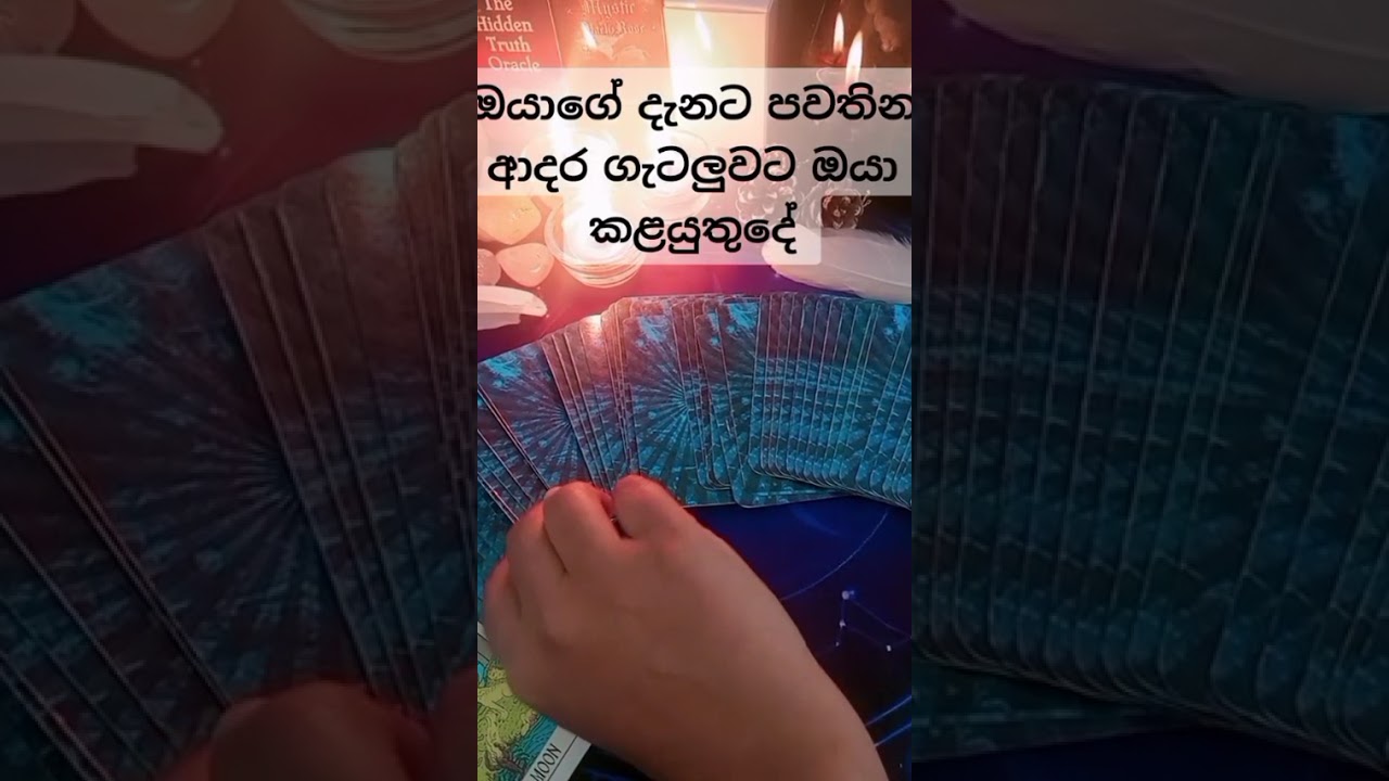 ඔයාගේ වර්තමාන හිතේ තියෙන ආදර ගැටලුවට ඔයා කරන්න ඕනෙ මොනවද?#tarrot #viral #fpyyyyyy #fortuneteller#pp#
