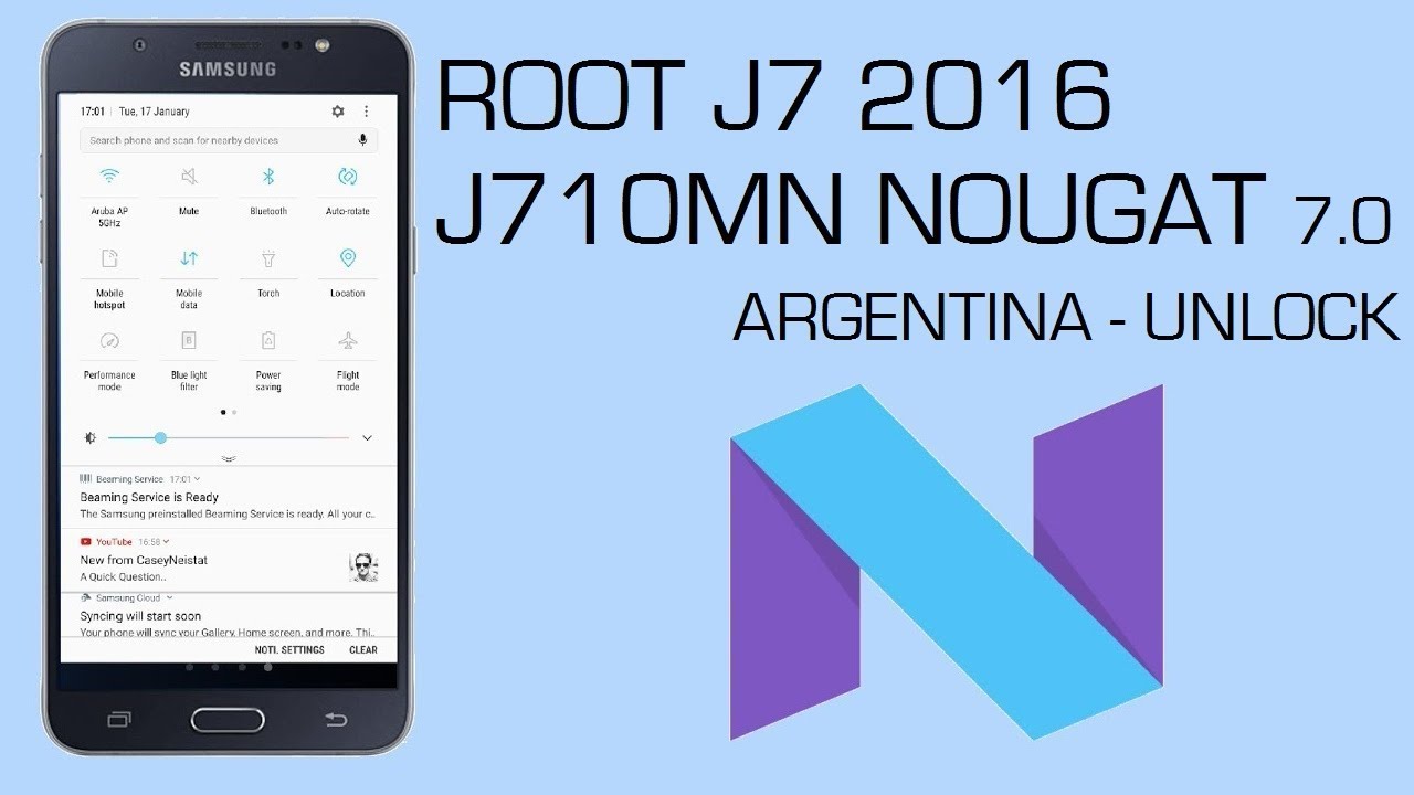 Como Rootear el Samsung Galaxy J7 2016 en 7.0 Nougat (J710MN) MEGA