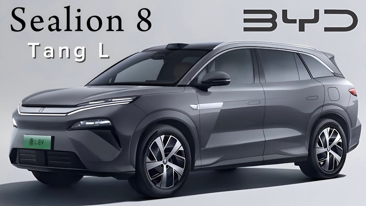 Внедорожник BYD Sealion 8, 7 мест, большой размер, высокая производительность, футуристический ди...