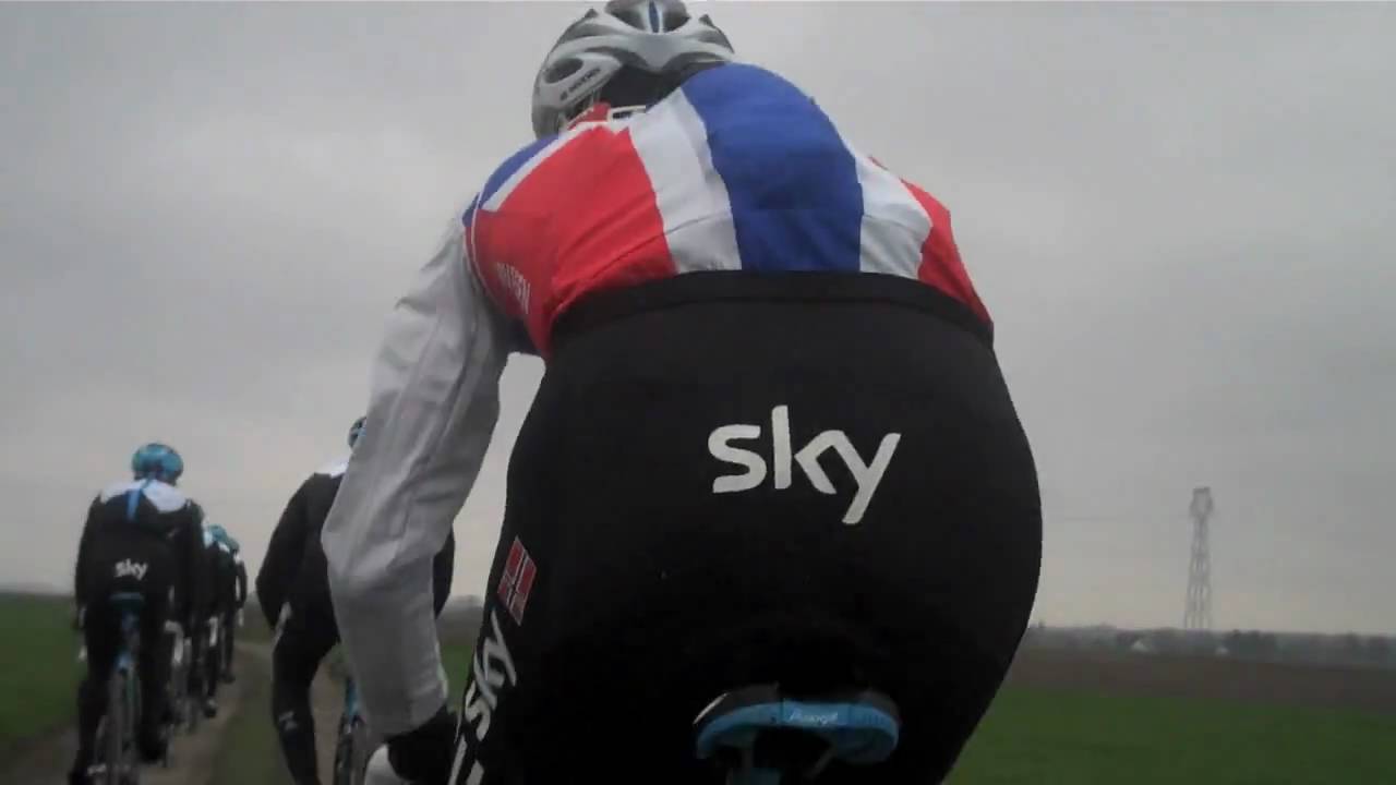 Paris-Roubaix Reconnaissance. Cobbles. Team Sky 2010