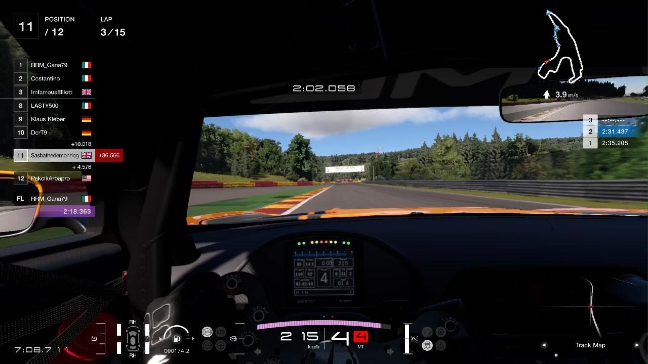 Gran Turismo 7 spa 15 laps