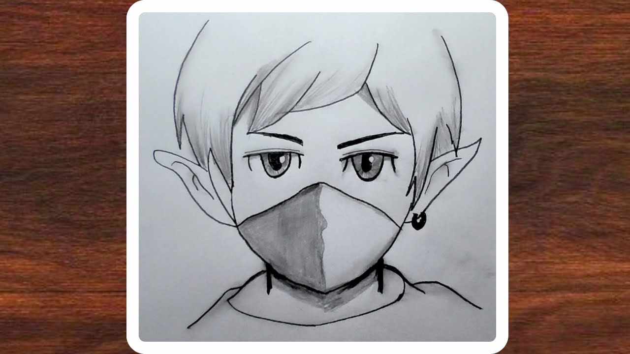 Easy Anime drawing | How to draw Anime Elf Girl step by step | Girl drawing | Pencil Sketch Drawing 