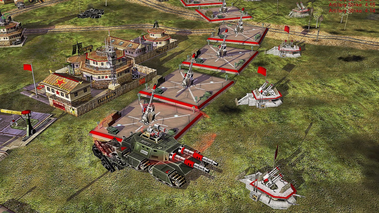 BOSS General vs 3 China Tank - Command & Conquer Generals Apocalyptic
