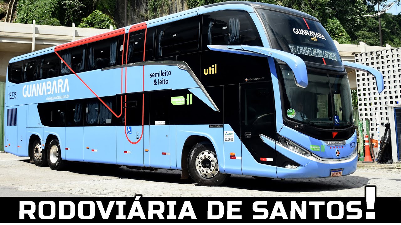 MOVIMENTO DE ÔNIBUS NA RODOVIÁRIA DE SANTOS | TEVE MARCOPOLO G8 EM DOSE DUPLA!!