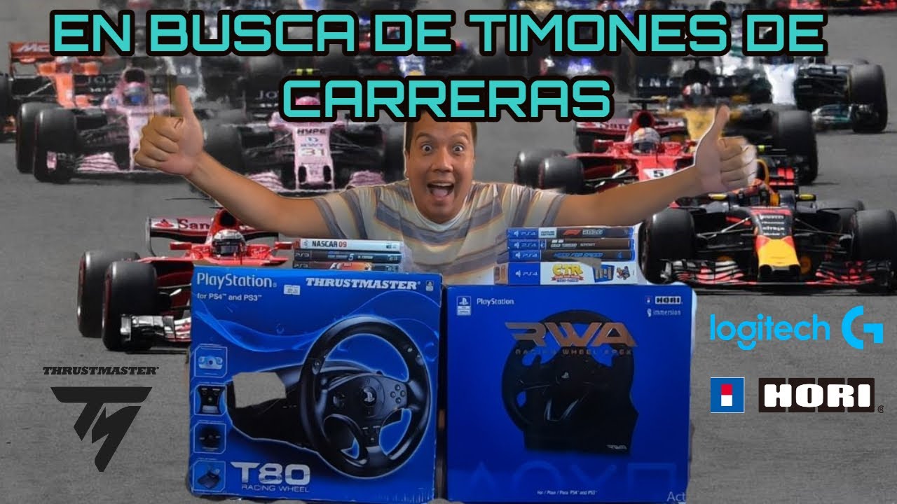 Buscando Timones de Carreras, comparando precios y Unboxing