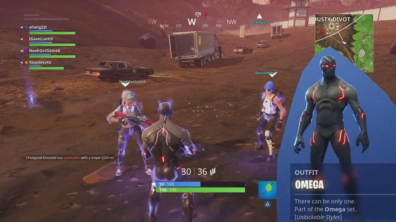 FORTNITE SEASON 4 TROLLING With Max Tier Level Skin Omega!