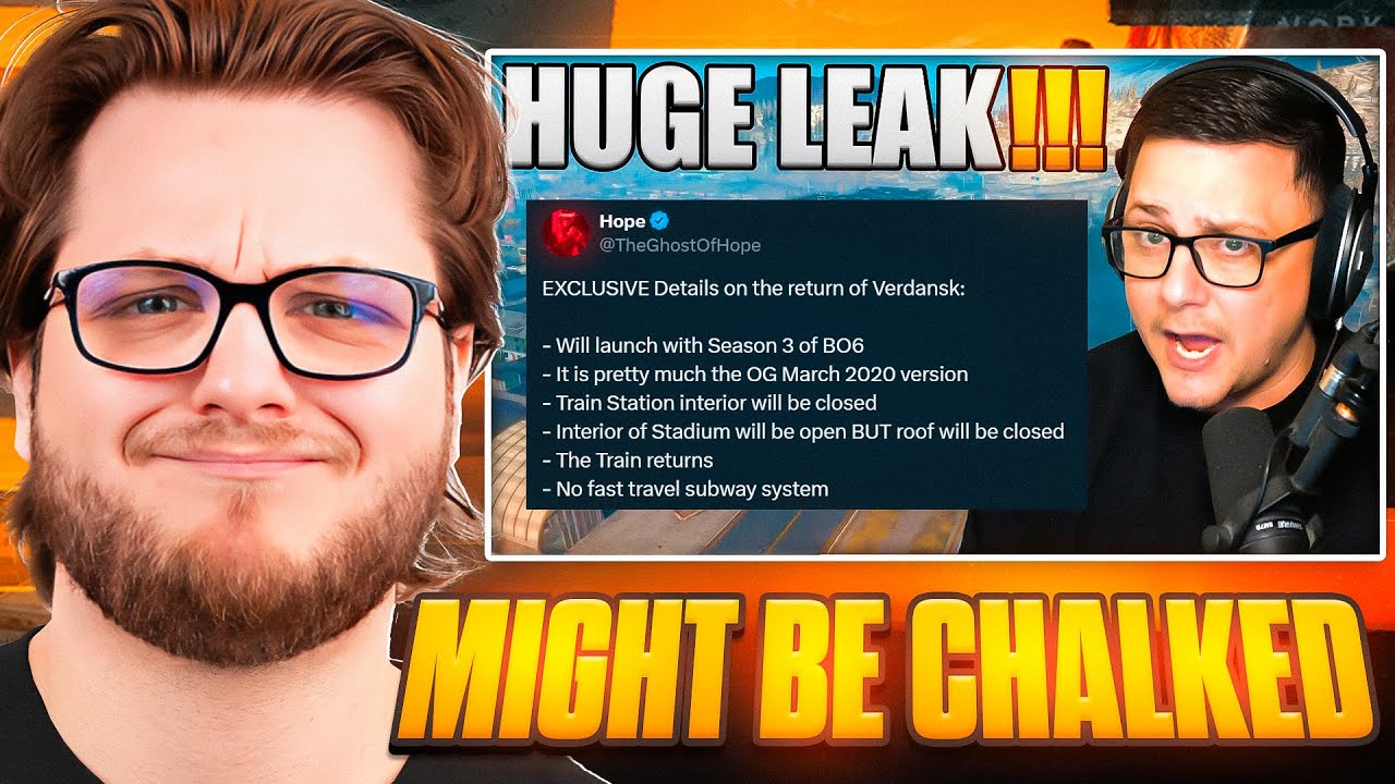 Reacting to JGOD's Take on the HUGE Verdansk Leaks