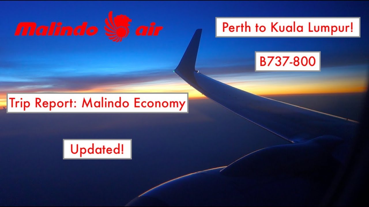 Malindo Air 737-800 | ECONOMY | Trip Report | Perth - Kuala Lumpur | UPDATED
