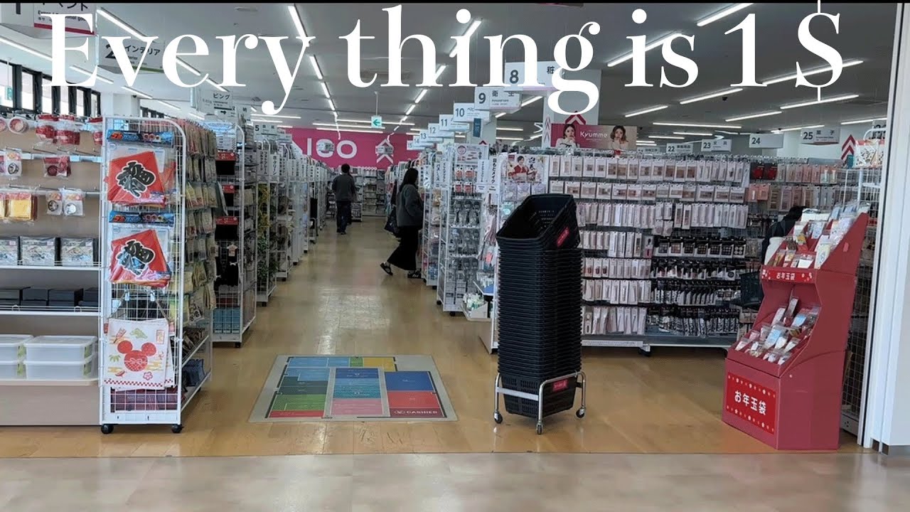 Japan’s 100 Yen(1＄)Shop (Daiso)