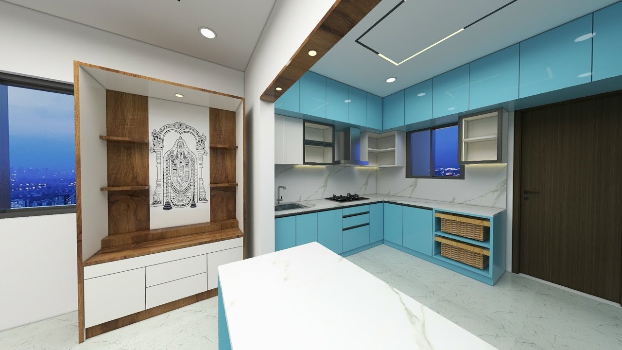 2BHK Interior Project in Gajularamaram Thrivida Interiors