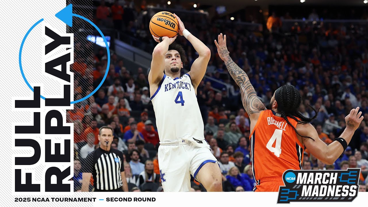 Kentucky vs. Illinois - 2025 NCAA men’s second round | FULL REPLAY