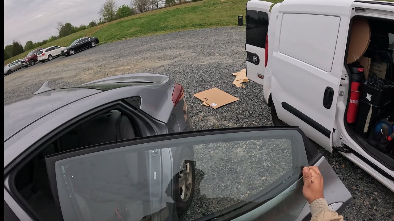 Door glass replacement on 2014 Hyundai Elantra