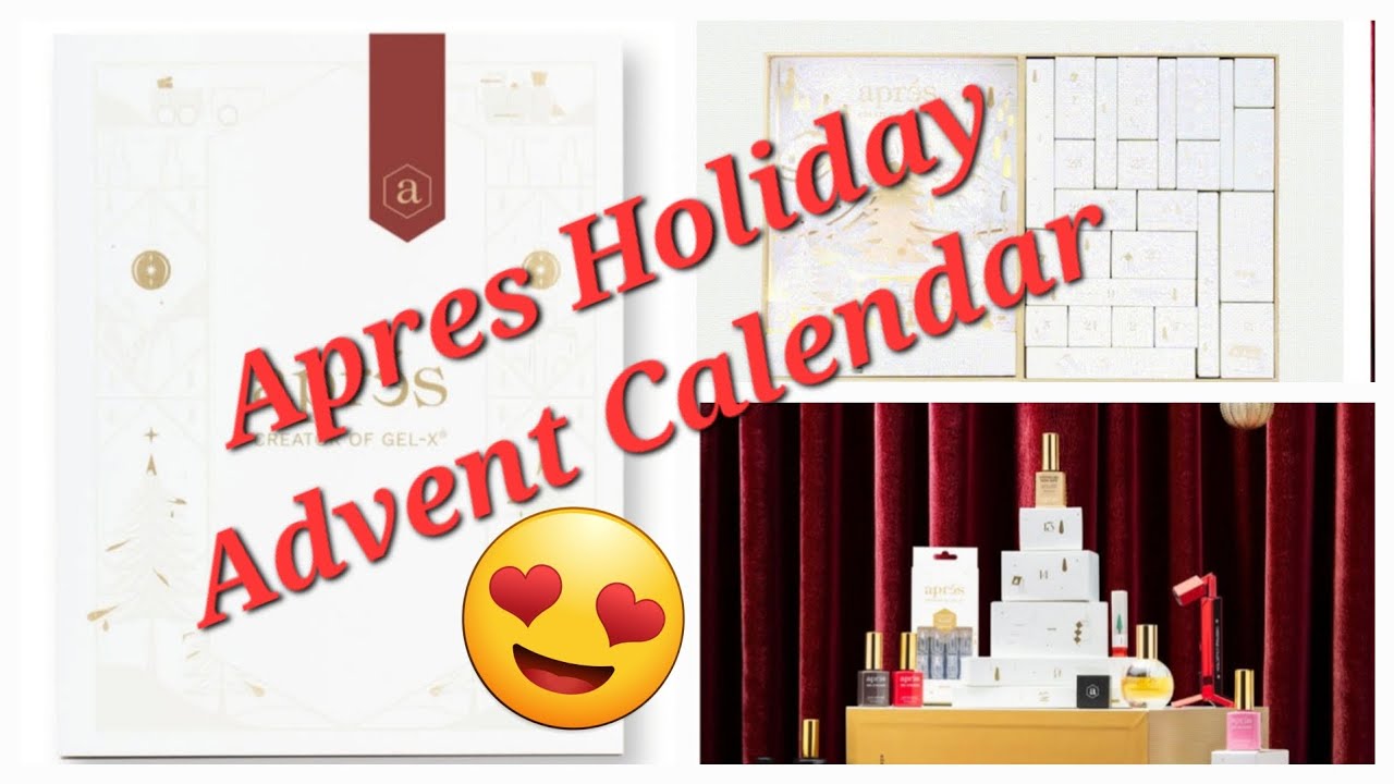 @apresnailofficial ADVENT CHRISTMAS CALENDAR 2024|UNBOXING REVEAL| 25 DAYS OF CHRISTMAS NAIL #apres