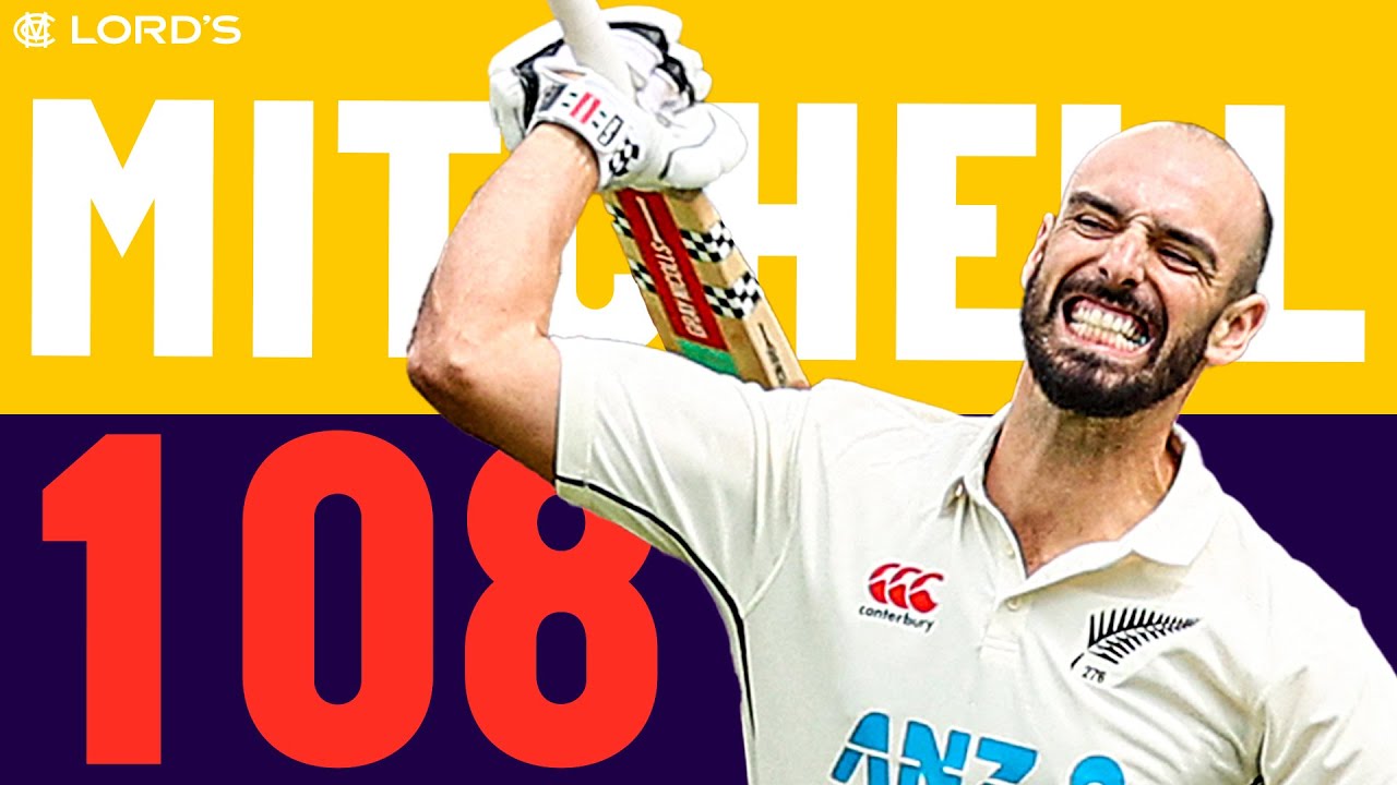 👏 Stunning Innings! | Daryl Mitchell Hits 108 vs England In 2022 | Lord's
