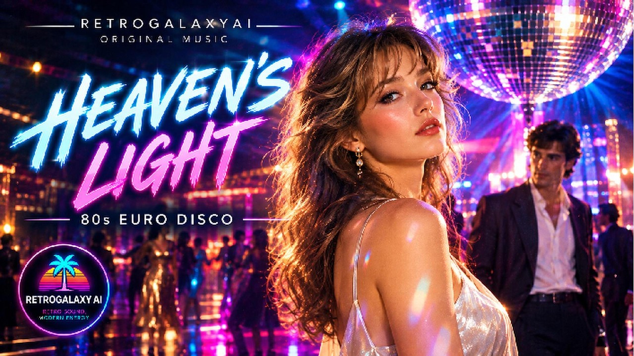HEAVEN'S LIGHT ✨ | 80s Euro Disco &bull; Romantic Retro Disco | RetroGalaxyAI #eurodisco #retrodisco