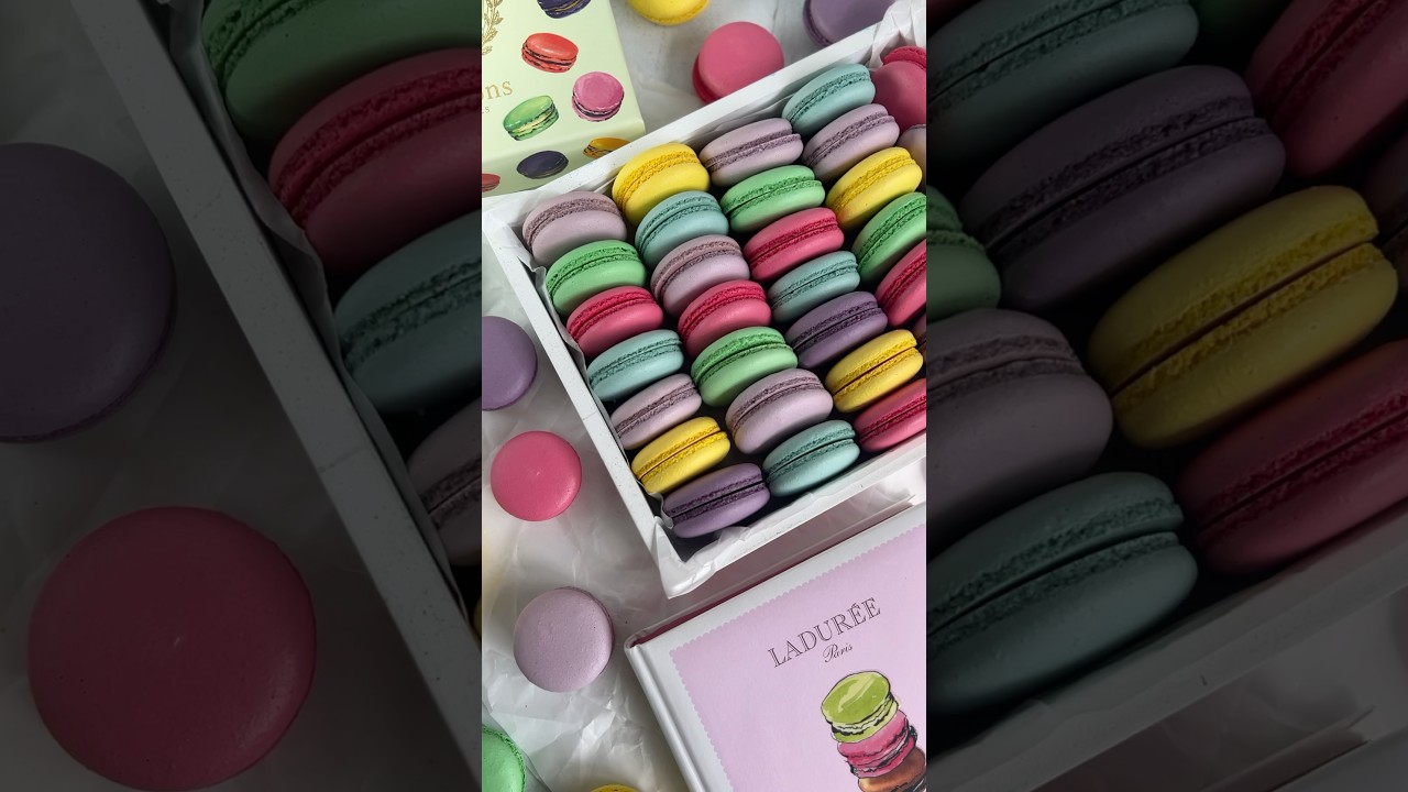 Laduree Macarons Recipe #macarons #baking #recipes #laduree #frenchmacarons