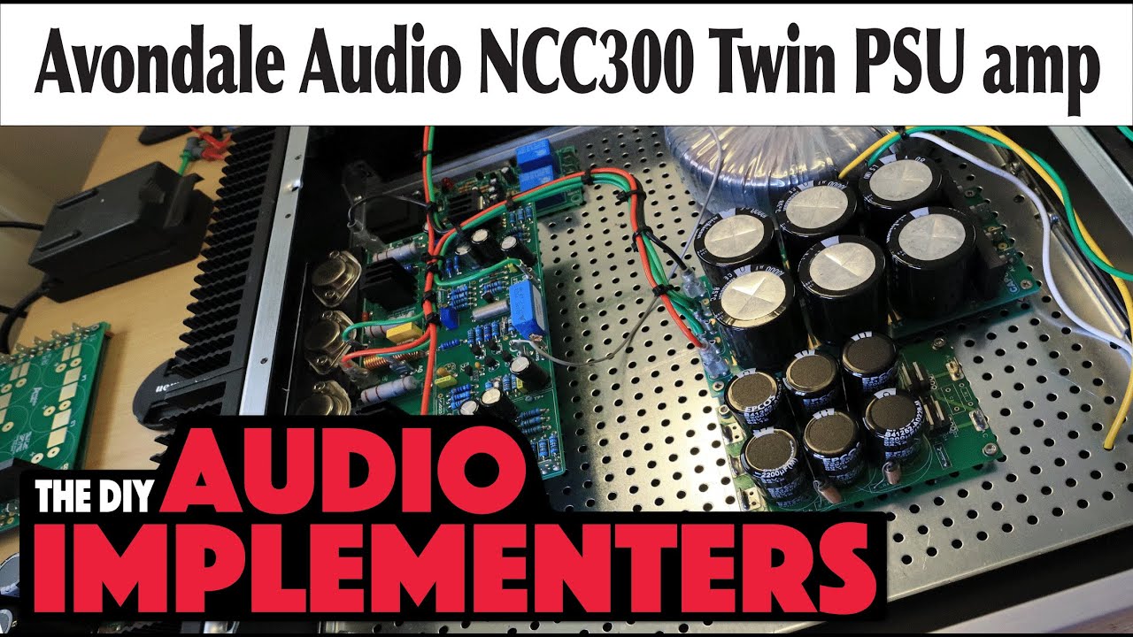 Avondale Audio NCC300 twin PSU amp