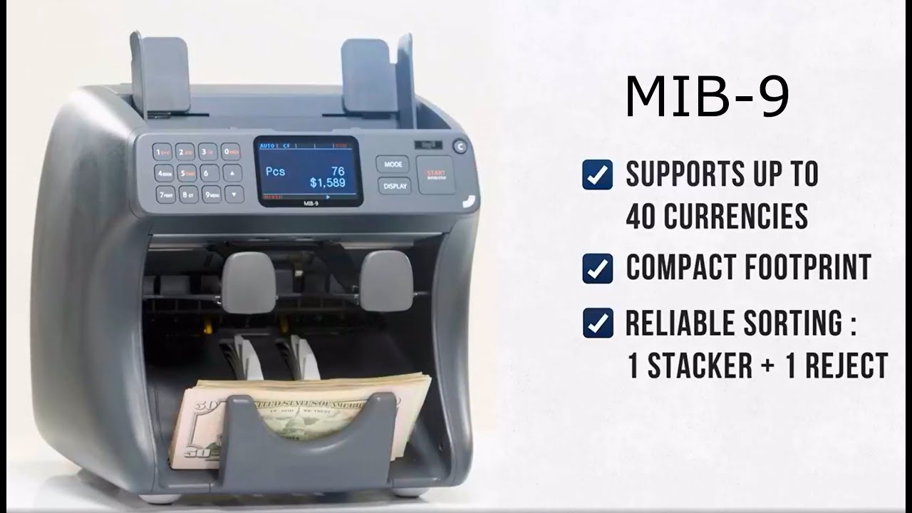 AMROTEC MIB-9 Currency Discriminator 2-Pocket