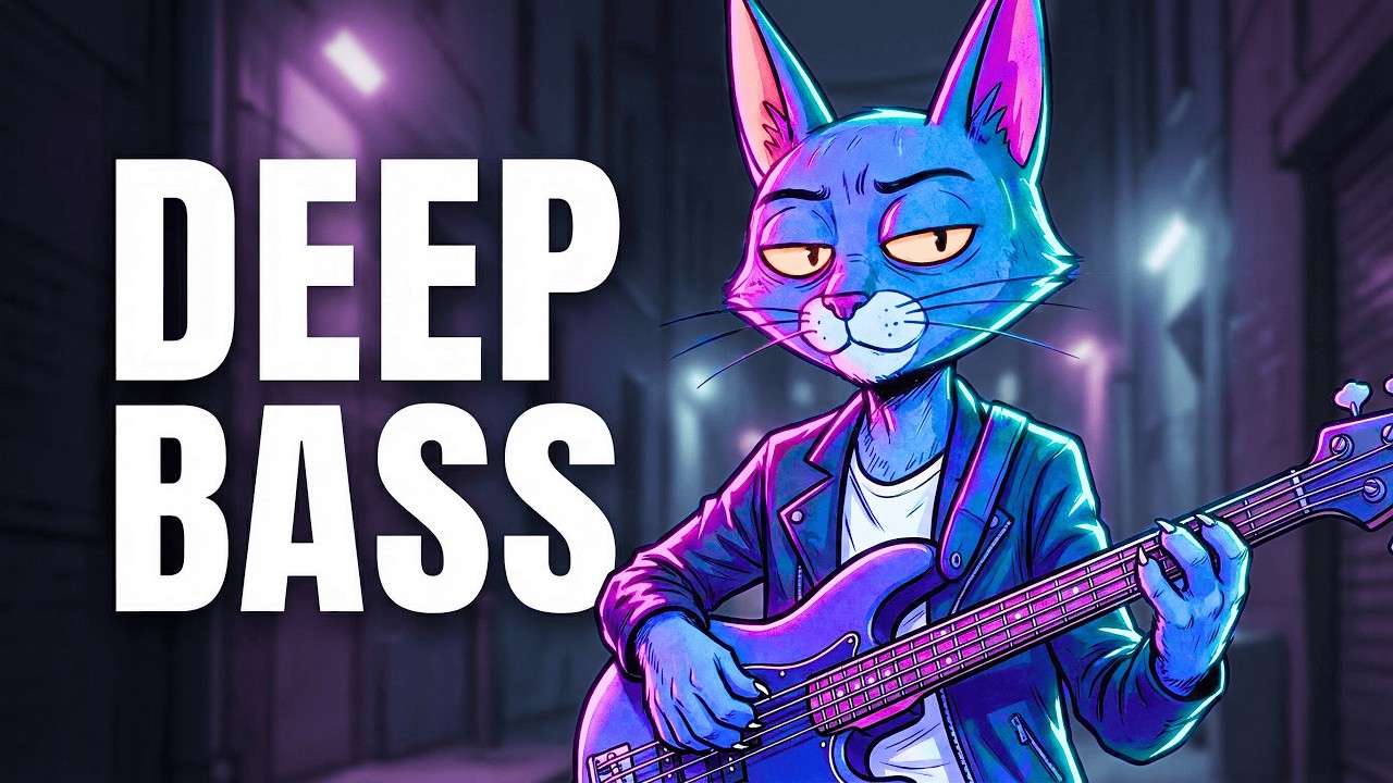 Deep Bass & Mellow Guitar for Deep Focus | Late Night Jazz Study Session