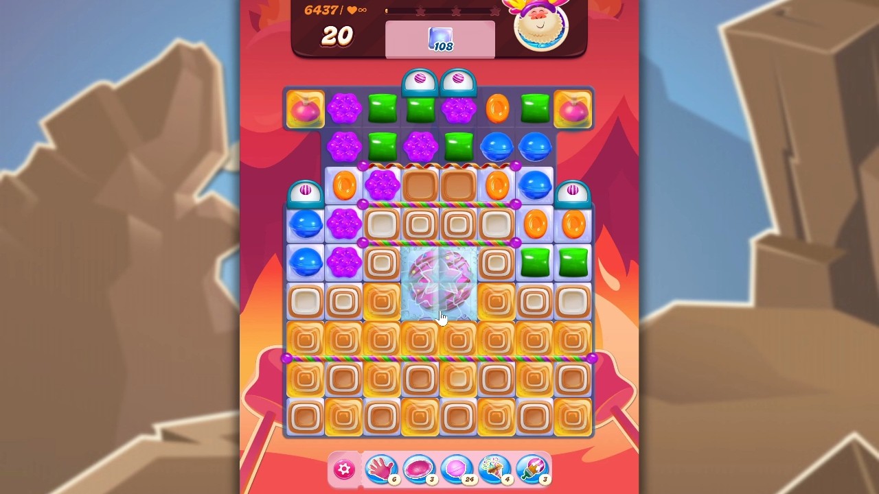 Candy Crush Saga LEVEL 6437 NO BOOSTERS&nbsp;(new version)🐟☑️