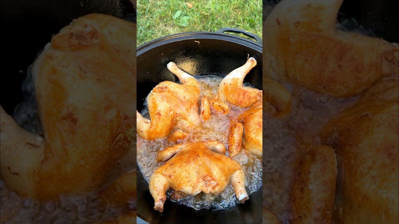 200.000 so&rsquo;mga 5 kg tabaka +ayron+sous / Очень вкусные жареные курицы рецепт #asmrfood #cooking#cook