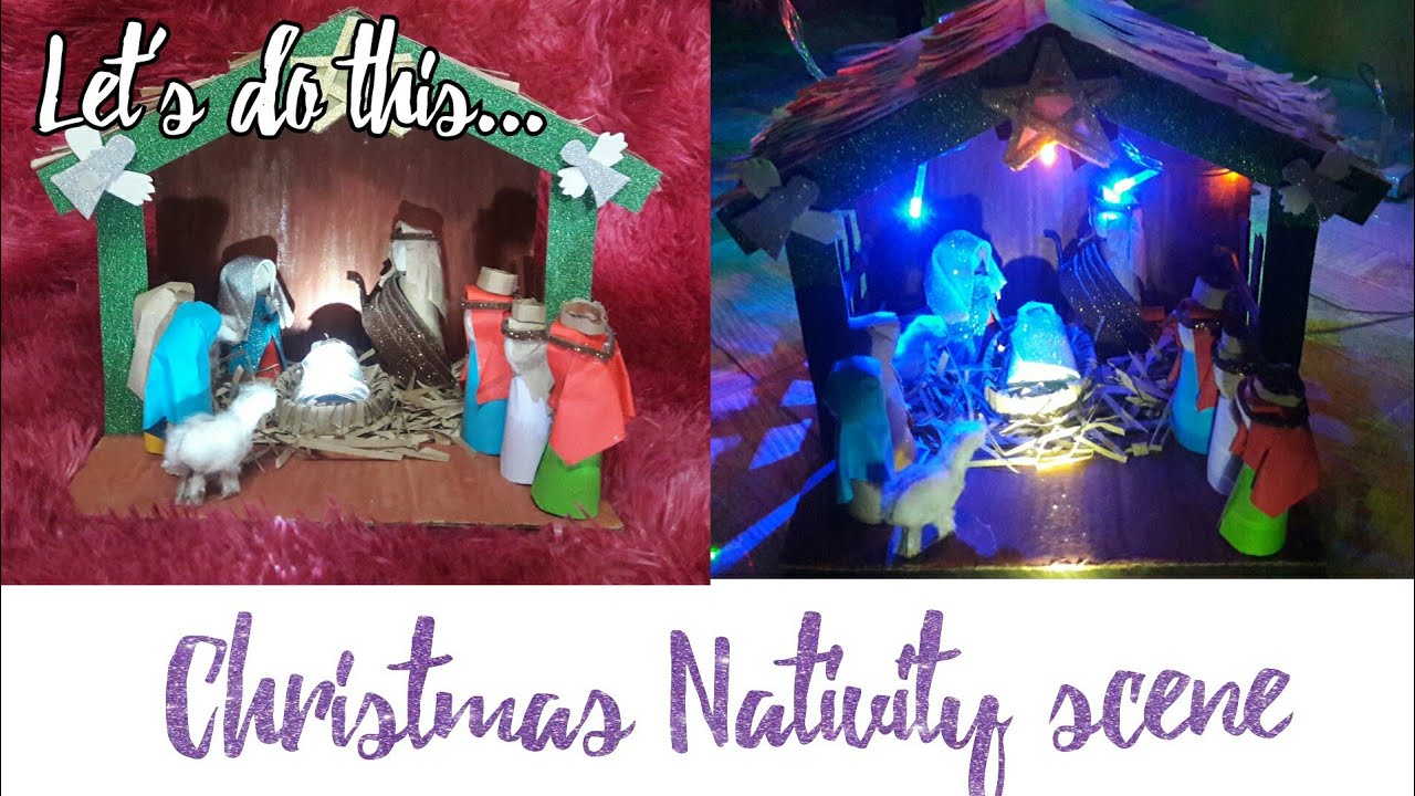 DIY 4: CHRISTMAS NATIVITY SCENE | DIY BELEN