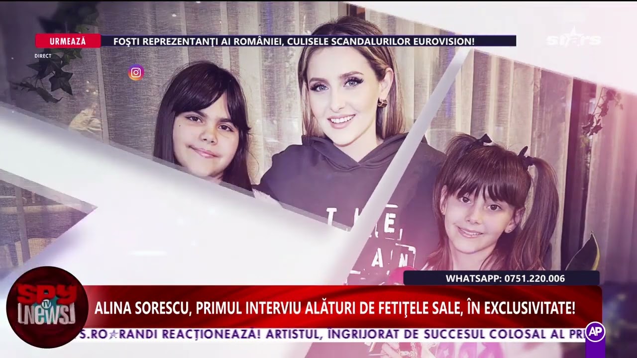 Alina Sorescu, primul interviu alături de fetițele sale