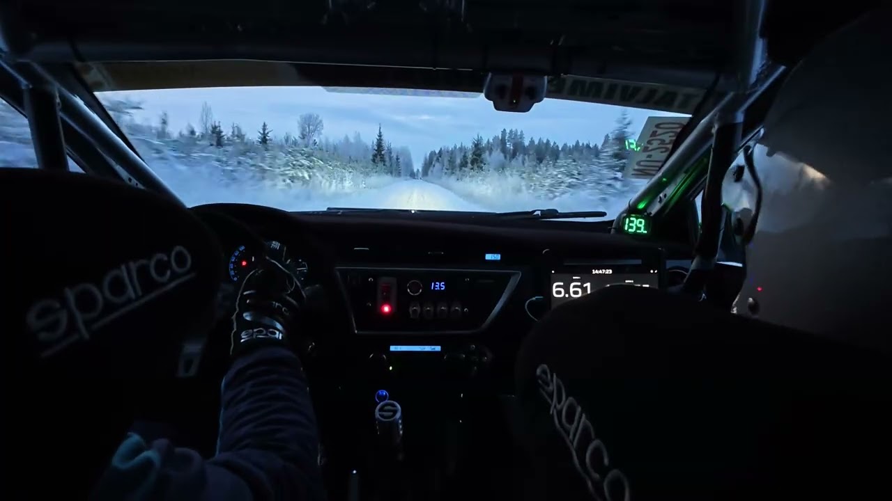 Piippola ralli 2026 ek4 rypöminen ja rengas rikki