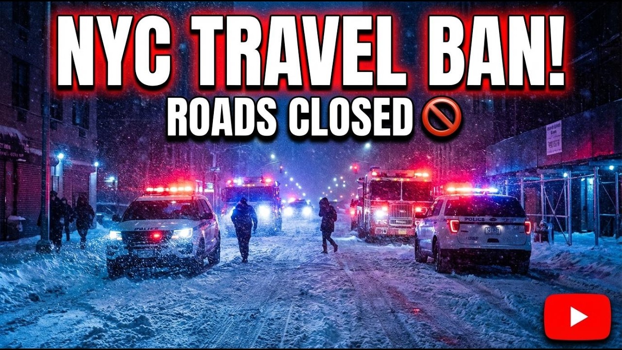 NYC Travel Ban Explained | What the Blizzard Means & Why Roads Are Closed