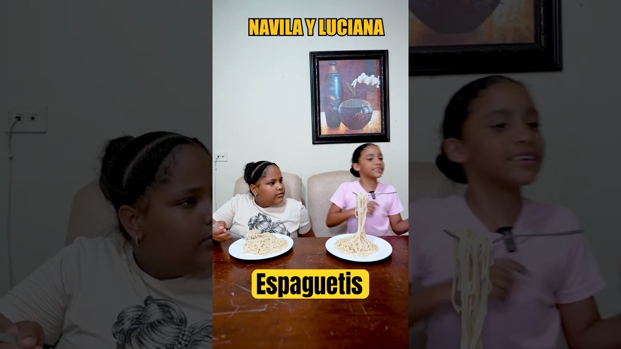 Los espaguetis navila y luciana  #navila #humor #luciana