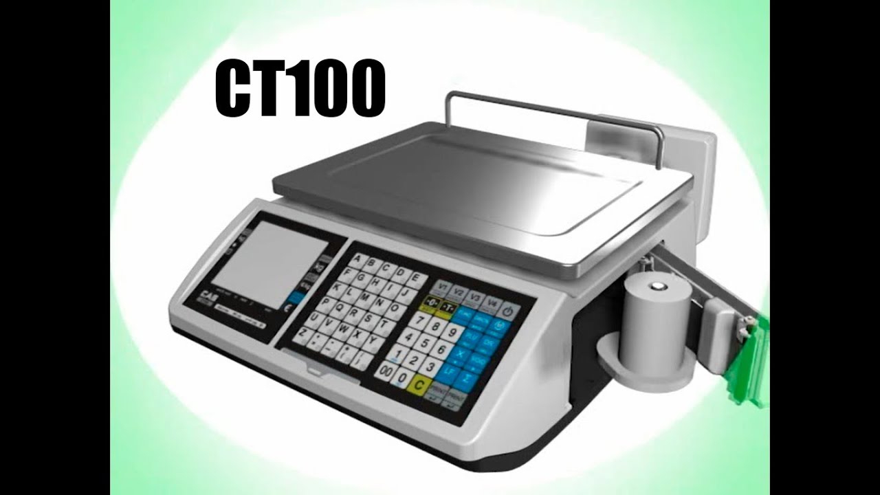 Balanza Liquidadora de Ticket -  Marca: CAS - Ref: CT100