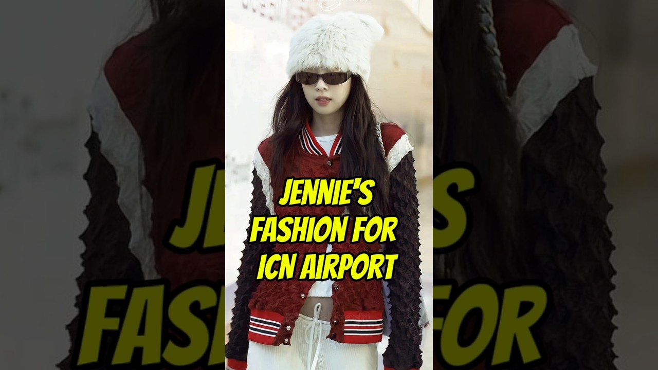 Jennie's Fashion For ICN Airport #jennie #blackpink #style #airport