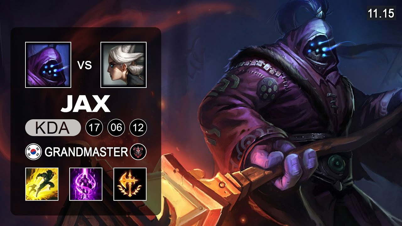 Jax Top vs Camille - KR Grandmaster Patch 11.15