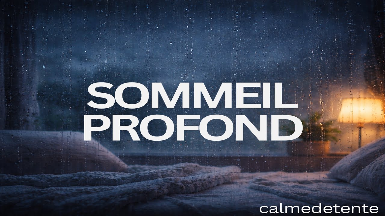 Pluie thérapeutique pour un sommeil profond 🌧️😴 | Nuit complète relaxante (8h)