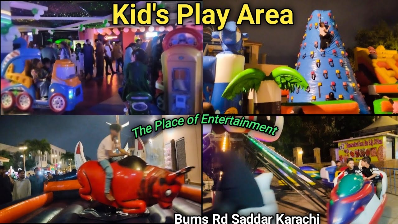 Red Bull 🐂 Riding challenge || kid's Play Area || people's chowk || Saddar Karachi