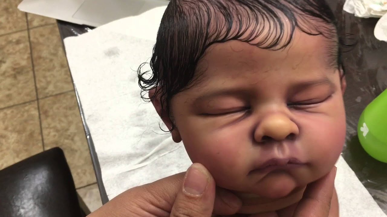 Styling Reborn Doll Hair w/ Toothbrush