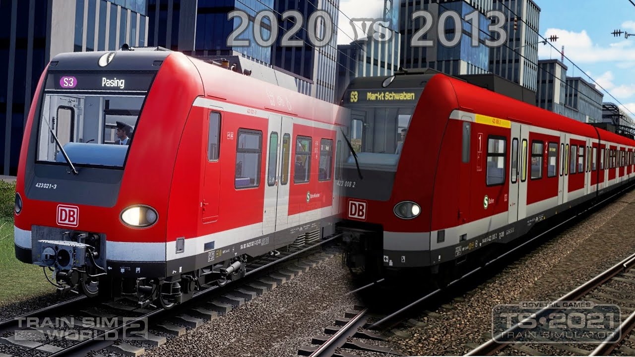 Train Simulator 2021 VS Train Sim World 2 S Bahn DB BR 423
