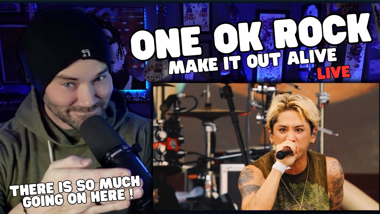 Metal Vocalist First Time Reaction - ONE OK ROCK - Make It Out Alive [1CHANCE FESTIVAL 2023]