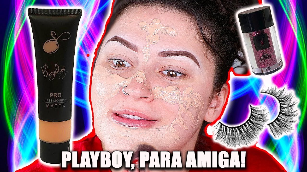 FIZ UMA MAKE SÓ TESTANDO LANÇAMENTOS DA PLAYBOY E OLHA COMO FICOU... | DUDA FERNANDES