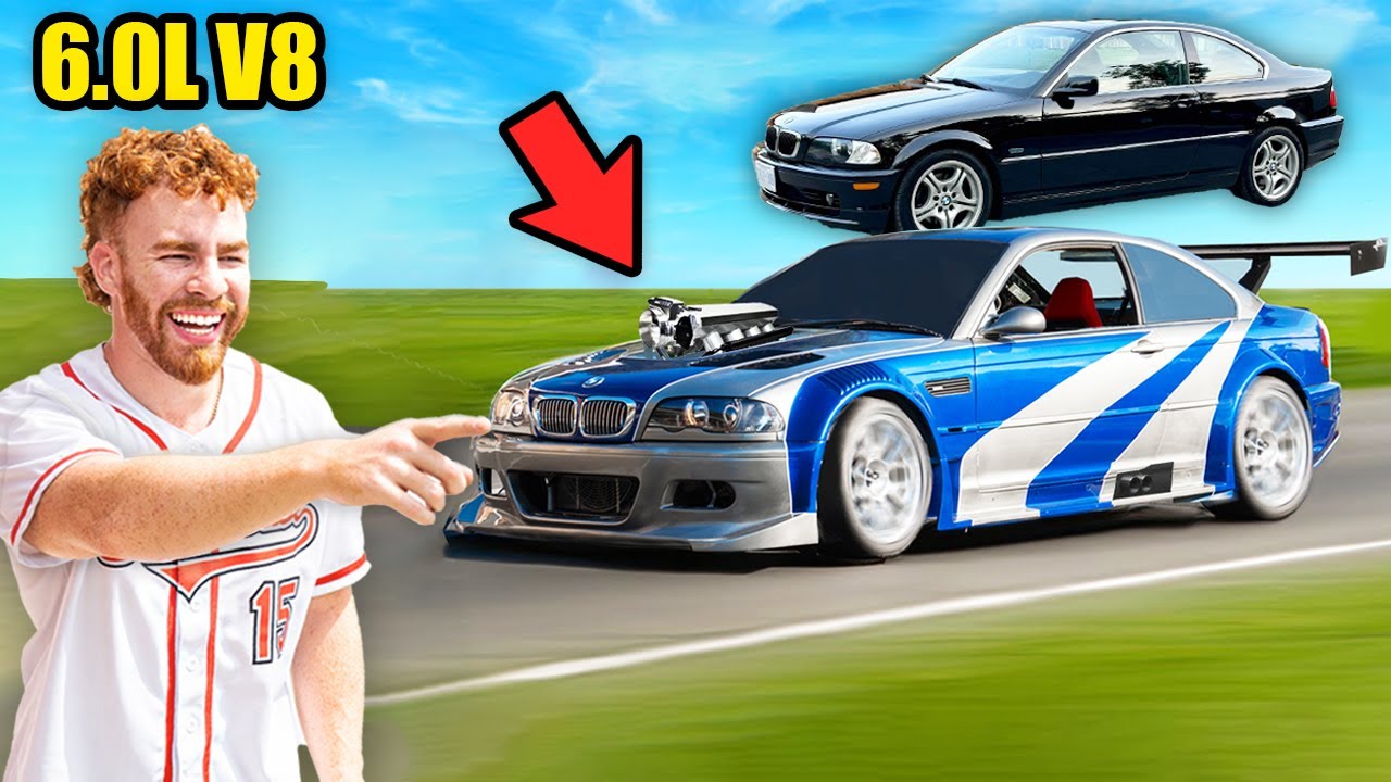 I Turned a $1,000 BMW into the Iconic Need For Speed BMW and it's Insane!!