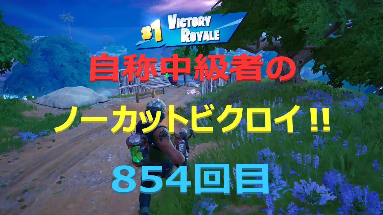 バトルパススキン「ピーリアンハンターマイルス」でデロリアンから金のミニガンを取ってビクロイ！！自称中級者のノーカットビクロイ854回目【フォートナイト/FORTNITE】
